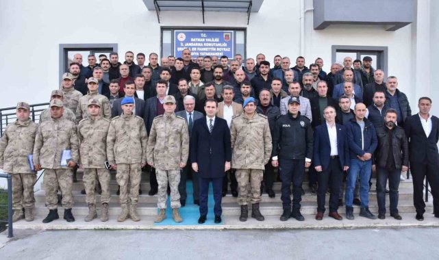 Sason Kaymakamı, güvenlik korucularını dinledi
