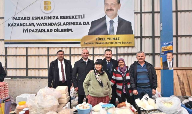 Savaştepe'de Yücel Yılmaz'a sevgi seli