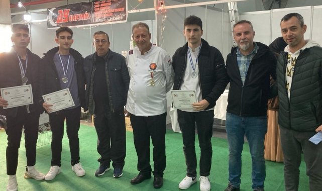 Sökeli öğrencilerin tabakları ödül aldı