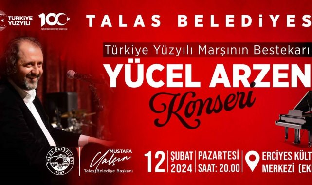 Talas'ta Yücel Arzen Heyecanı