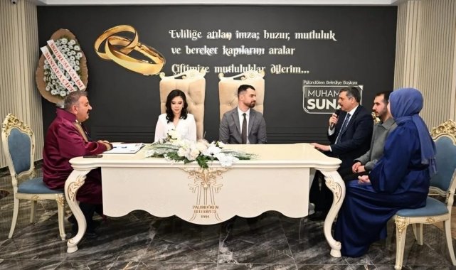 Vali Çiftçi nikah şahidi oldu