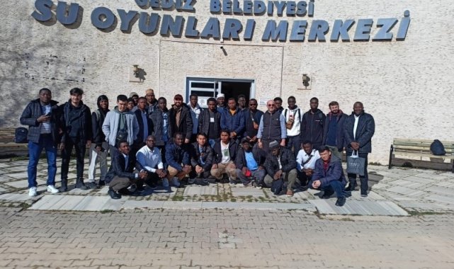 Yabancı öğrenciler Ilıca Tatil Termal Tatil Köyünde gönüllerince eğlendiler
