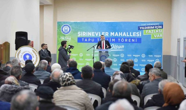 Yıldırım'da 'imar' tasarrufu
