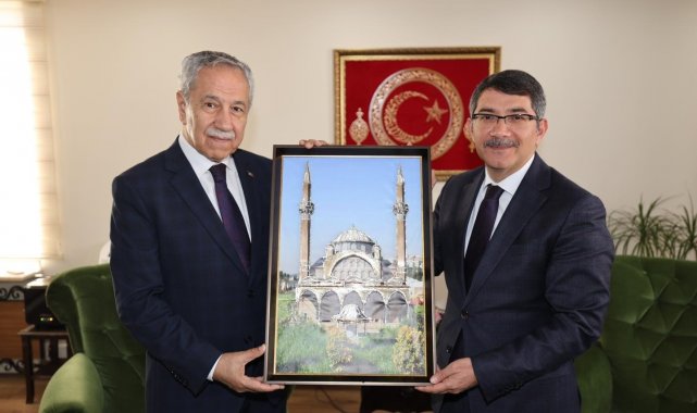Arınç'tan Başkan Çelik'e veda ziyareti