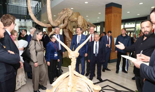 Avrupalı Büyükelçiler, dünyada ilk ve tek olan 7.5 milyon yıllık fosillere hayran kaldı