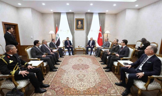 Bakan Güler, Irak Ulusal Güvenlik Müsteşarı Kasım Celal El-Araji Hussaini kabul etti