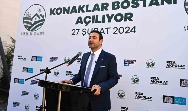 Beşiktaş'ta Konaklar Bostanı açıldı