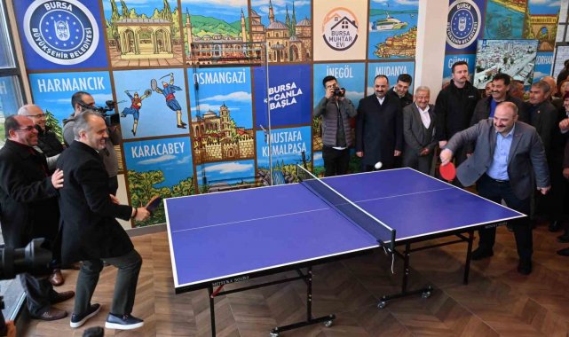 Bursa'da muhtarlara modern tesis