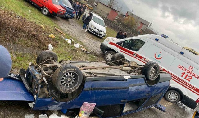 Karabük'te trafik kazası: 2 yaralı