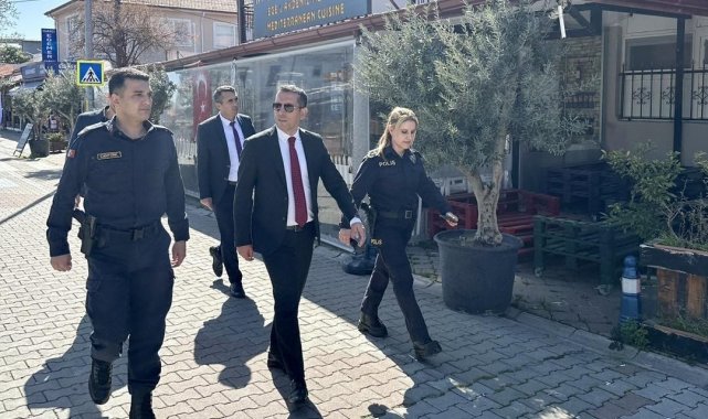 Kaymakam Aktaş, Dalyan'da yapılan çalışmaları yerinde inceledi