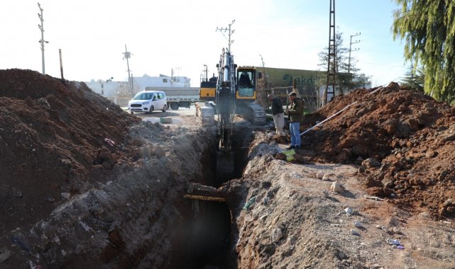 Mardin'de altyapı güçlendirme çalışmaları sürüyor