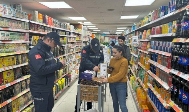 Melikgazi'de Ramazan ayı öncesi marketlerde fiyat ve etiket denetimi yapıldı