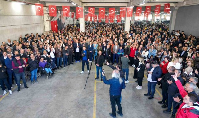 Menemen'de miting gibi açılış