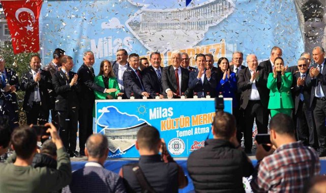 Milas Kültür Merkezinin temeli atıldı