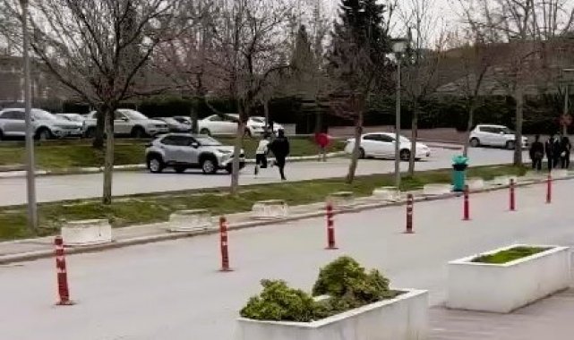 Saldırı sonrası hastane kafeteryasına yaşanan panik anlarının görüntüsü ortaya çıktı