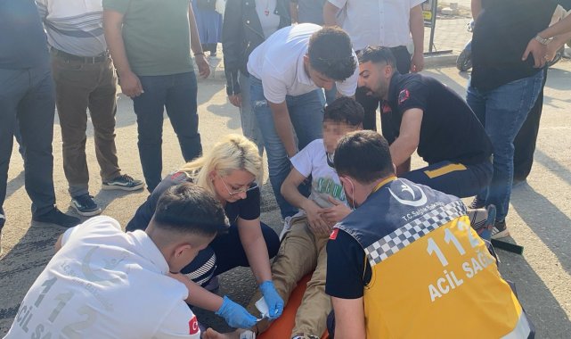 Adıyaman'da motosiklet hafif ticari araçla çarpıştı: 2 yaralı