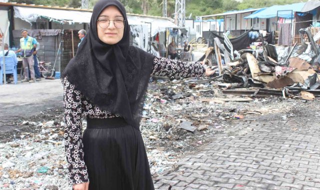 Afetzede vatandaşlar, konteynerlerin alevlere teslim olduğu anları anlattılar