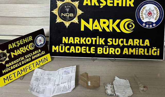 Akşehir'de uyuşturucu operasyonu