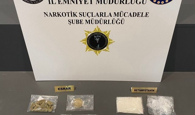 Araçta zulalanmış uyuşturucu ele geçirildi