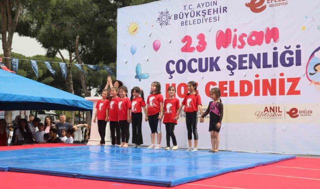 Aydın Büyükşehir Belediyesi 23 Nisan'ı şenliklerle kutladı