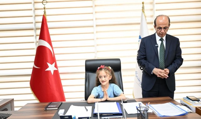 Başkan Geçit koltuğunu Fatma Nazlı'ya devretti