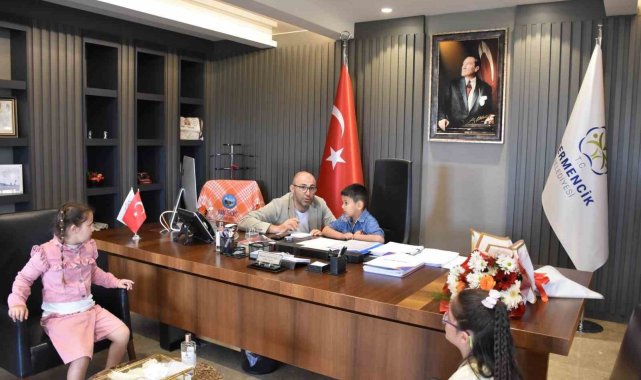 Başkan Zencirci, koltuğu miniklere devretti