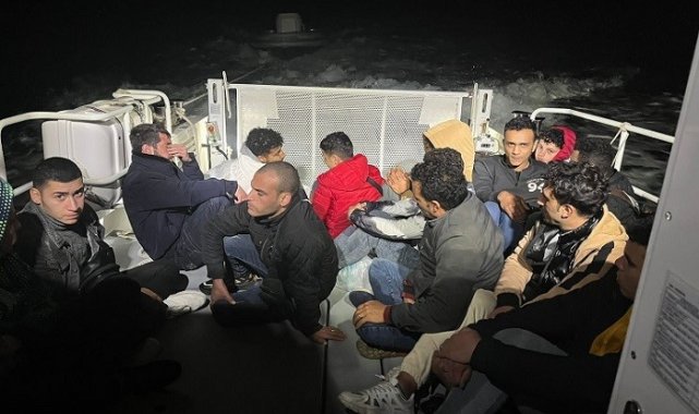 Bodrum'da 17 düzensiz göçmen yakalandı