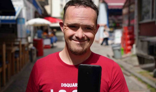 Down sendromlu genç gasp edilmişti: Telefonuna kavuştu, mutluluğu gözlerinden okundu