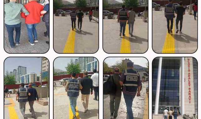 Elazığ'da haklarında kesinleşmiş hapis cezası bulunan 22 kişi yakalandı