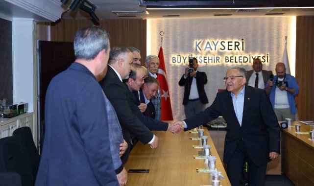 Esnaf dostu Başkan Büyükkılıç, oda başkanlarını ağırladı