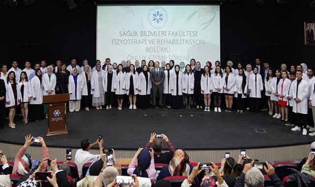 ETÜ Sağlık Bilimleri Fakültesinde "Beyaz Önlük Giyme" töreni yapıldı