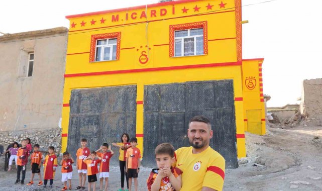 Evini sarı-kırmızıya boyatıp Icardi yazan Diyarbakırlı taraftar İHA'ya konuştu
