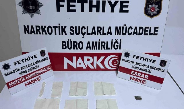 Fethiye'de uyuşturucu operasyonu : 2 tutuklama