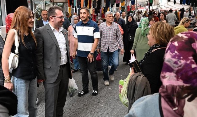 Gaziosmanpaşa Belediye Başkanı Bahçetepe'den pazar yeri ziyareti
