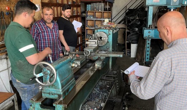 Hisarcık Çırak öğrenci çalıştıran iş yerleri denetlendi
