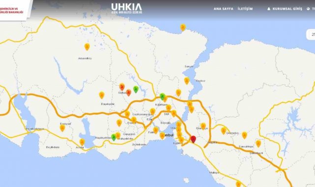 İstanbul'da etkili olan toz salınımında en kalitesiz hava Göztepe'de
