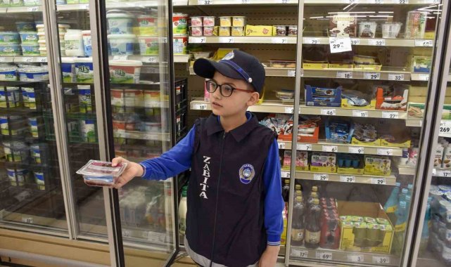Karacabey'de çocuklar zabıta oldu