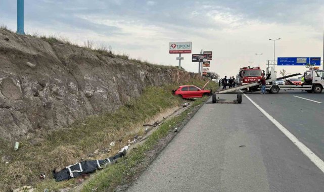 Kayseri'de kazada paramparça olan aracın sürücüsü hayatını kaybetti
