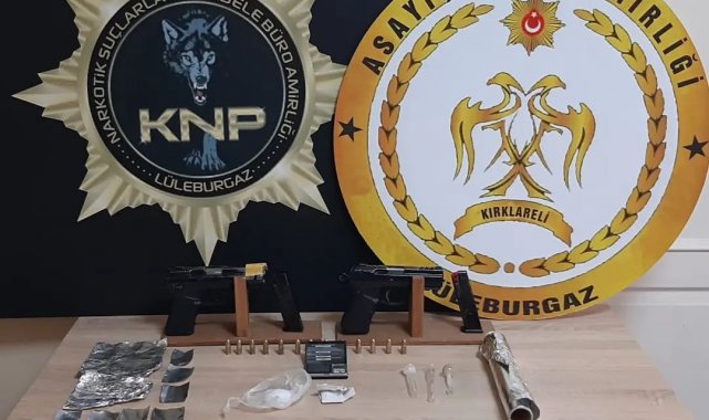 Kırklareli'de uyuşturucu operasyonu: 4 tutuklama