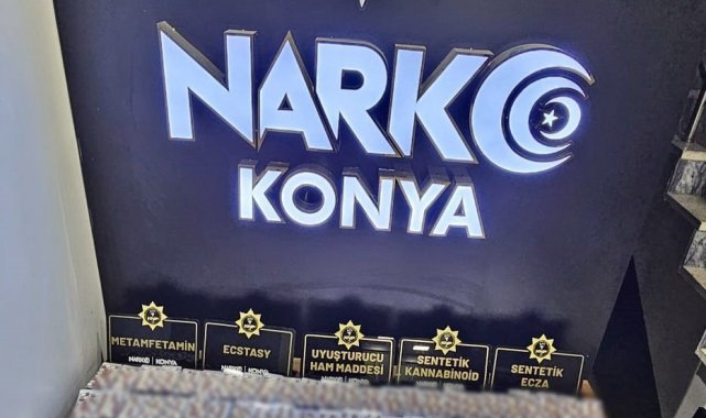 Konya'da on binlerce uyuşturucu hap ele geçirildi: 4 tutuklama