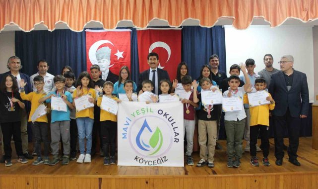 Köyceğiz'de öğrenciler hamlelerini doğa için yaptı