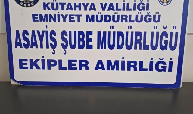 Kütahya'da polisinden 'Bölge' uygulaması