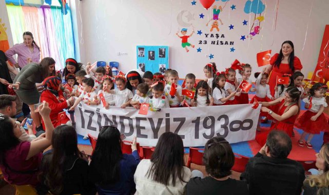 Minikler coşkuyla kutladı