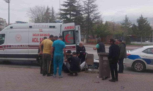 Niğde'de kontrolden çıkan motosiklet kaza yaptı, 1 kişi yaralandı