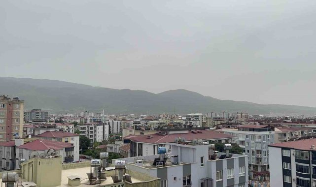 Osmaniye'de toz taşınımı hayatı olumsuz etkiledi