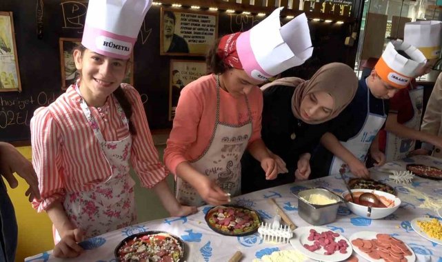 Özel öğrencilerden kendilerine özel pizza