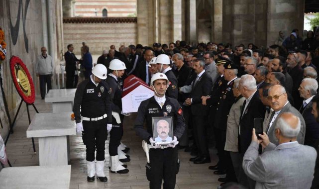 Polis memuru Arslan, törenle son yolculuğuna uğurlandı