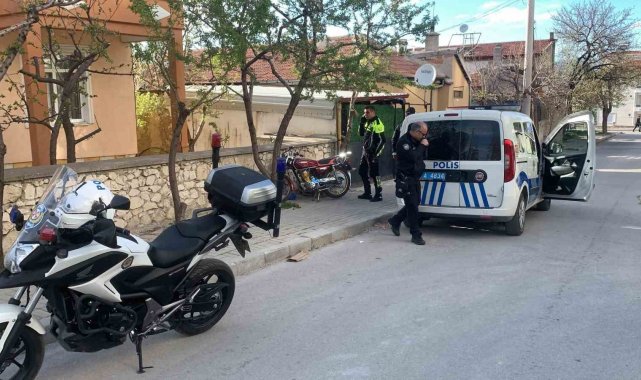 Polisten kaçan motosiklete değeri kadar ceza yazıldı