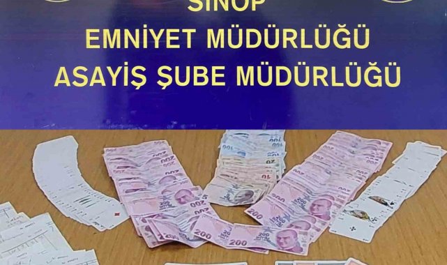 Sinop'ta kumar operasyonu