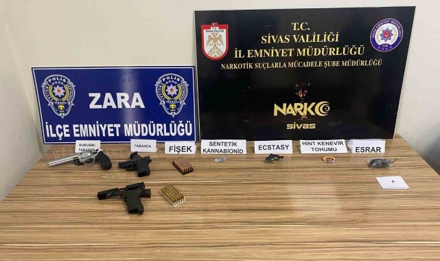 Sivas Emniyeti'nden uyuşturucuya geçit yok